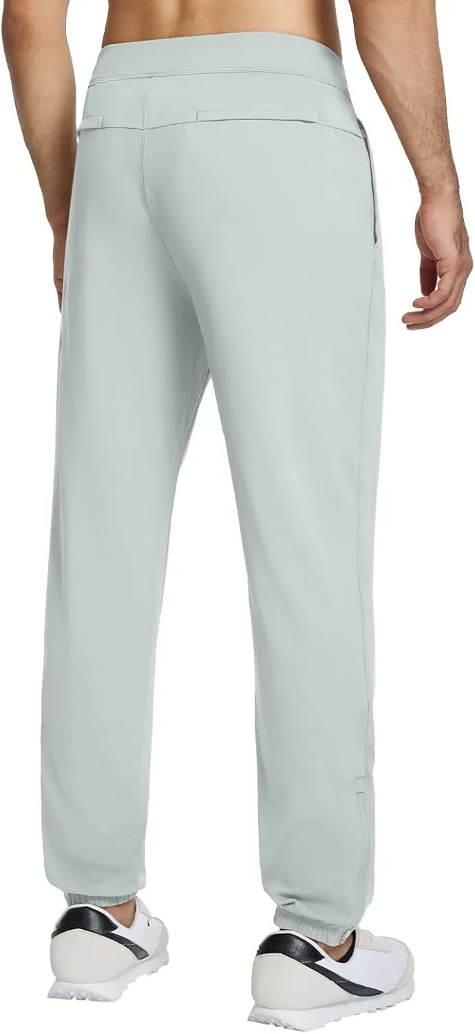 baleaf 30'' Men's Golf Joggers Pants Stretch Lightweight Workout Running Travel Track Sweatpants Quick Dry Zip Pockets