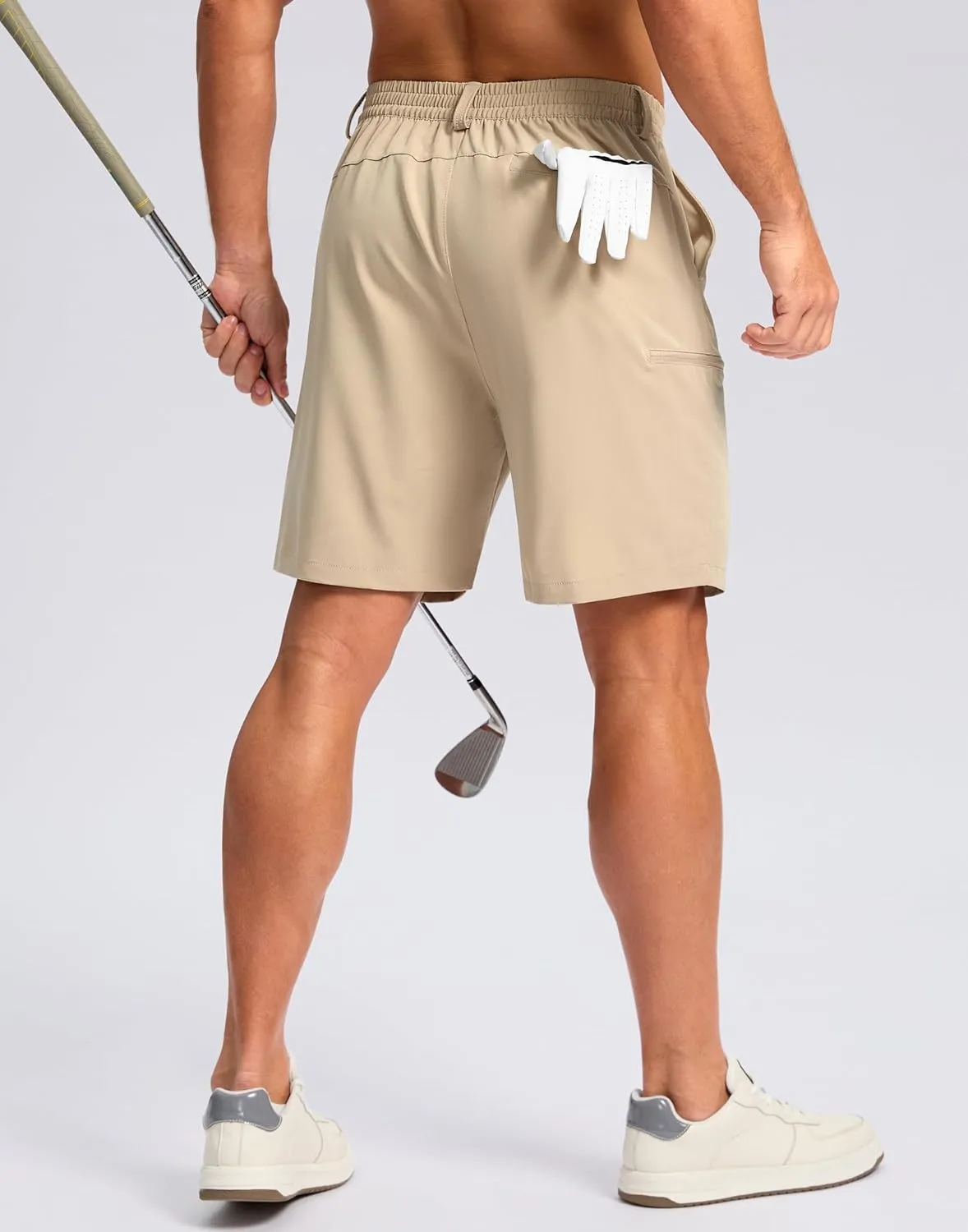G Gradual Men's Casual Shorts 7"/ 9" Lightweight 4 Pockets Stretch Quick-Dry Summer Shorts for Golf Work Hiking Trips