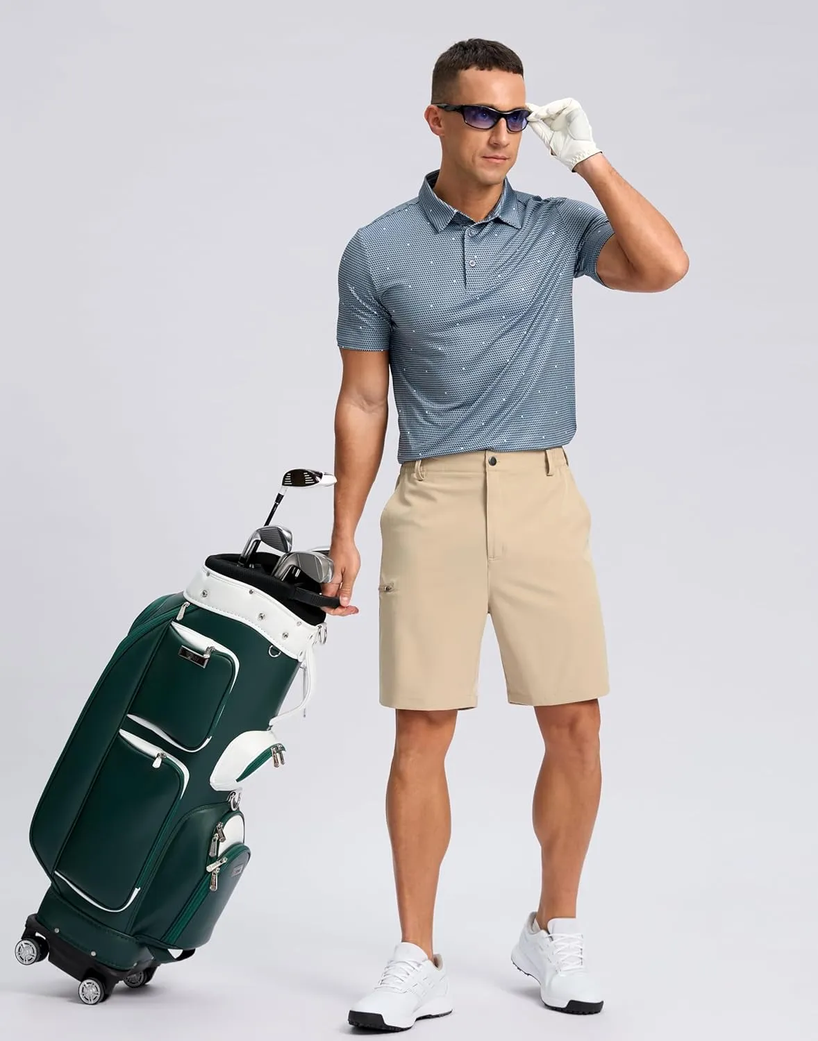 G Gradual Men's Casual Shorts 7"/ 9" Lightweight 4 Pockets Stretch Quick-Dry Summer Shorts for Golf Work Hiking Trips