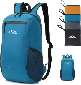 Lightweight Hiking Backpack,15L Small Travel Daypack for Camping, Hiking & Daily Use(Blue)