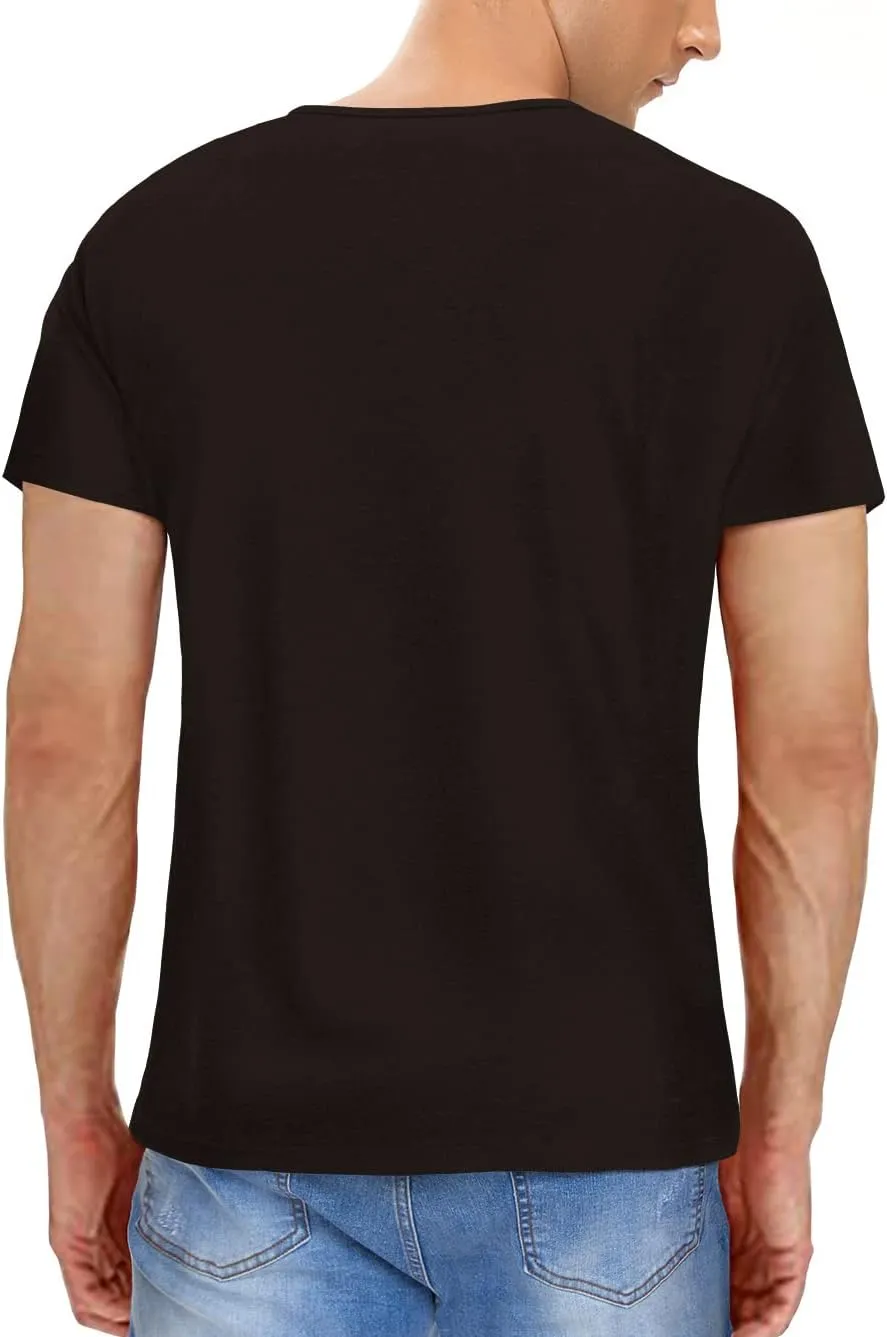 Men's Casual Slim Fit Basic Henley Short/Long Sleeve Fashion T-Shirt