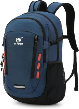 SKYSPER Hiking Backpack 30L Lightweight Travel Backpack Hiking Day Pack for Men Women(Blue)