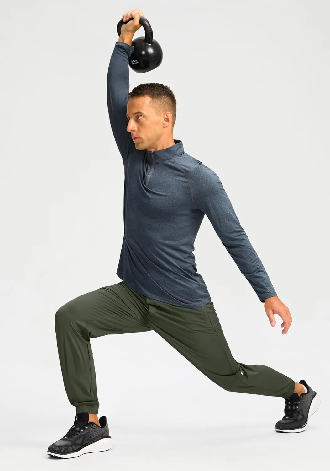 Soothfeel Men's Joggers with Zipper Pockets Golf Joggers Lightweight Sweatpants Athletic Workout Pants for Men Track