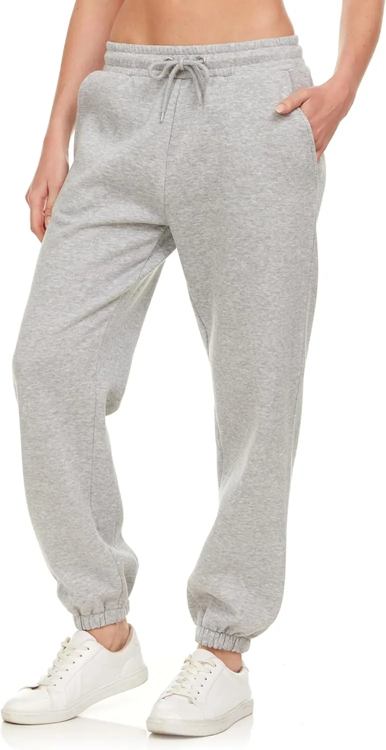Sweatpants for Women, Closed Cinch Bottom Fleece Lounge Womens Oversized Joggers