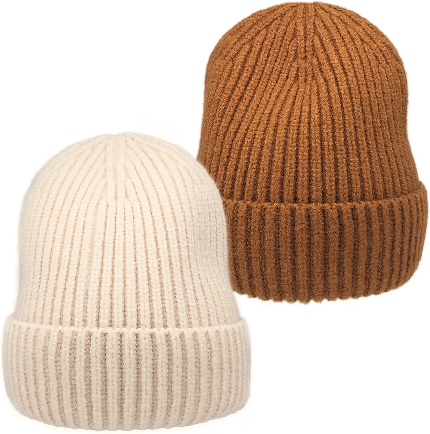Toddler Beanie Baby Hat Boys Girls Beanies, Wool Cuffed Warm Infant Kids Winter Hats Children Knit Caps