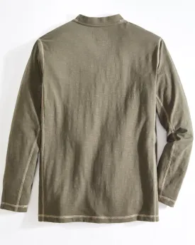 Venado Henley Long Sleeve Shirts for Men - Mens Henley with Flex Material