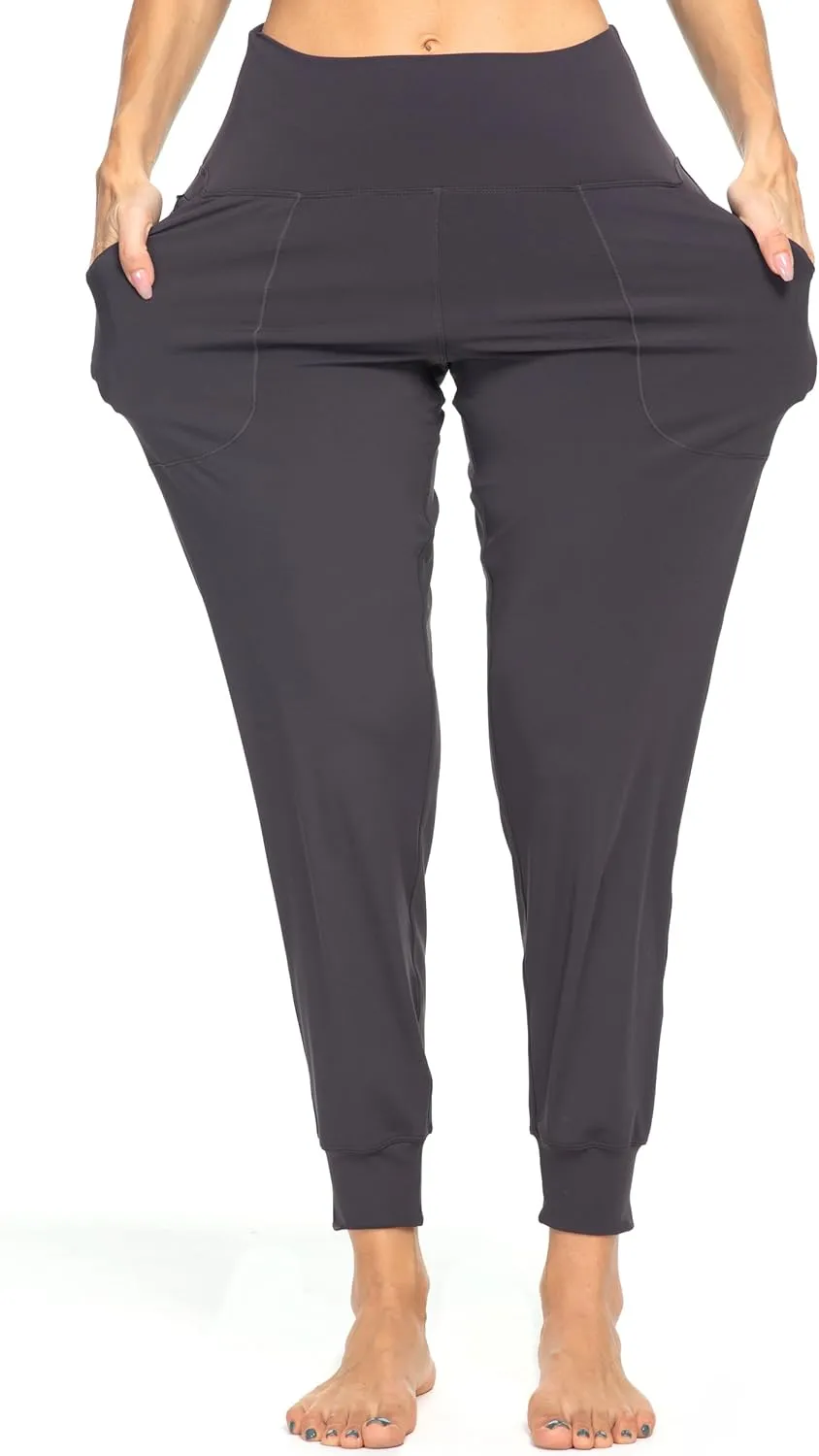 Women's Joggers with Pockets, Hiking Cargo Water Resistant Lightweight Pants for Women Workout Athletic Travel Camping