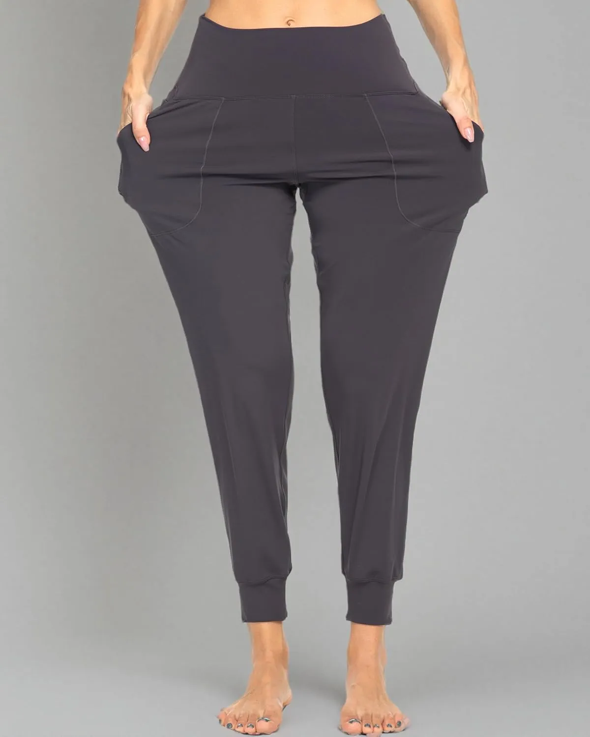 Women's Joggers with Pockets, Hiking Cargo Water Resistant Lightweight Pants for Women Workout Athletic Travel Camping