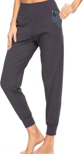 Women's Joggers with Pockets, Hiking Cargo Water Resistant Lightweight Pants for Women Workout Athletic Travel Camping