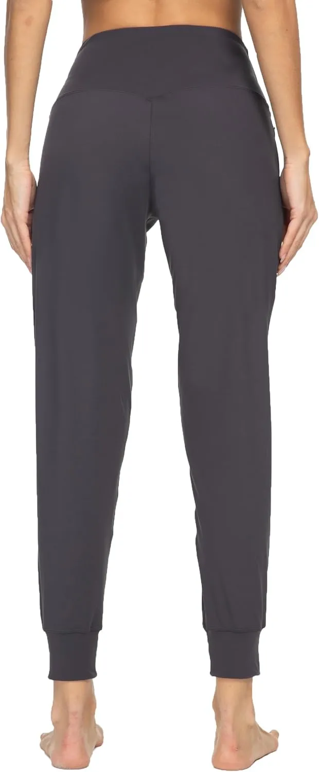 Women's Joggers with Pockets, Hiking Cargo Water Resistant Lightweight Pants for Women Workout Athletic Travel Camping