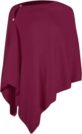Women'S Shawl Wraps Poncho Sweater Lightweight Knit Scarf With Buttons Versatile Cape Cardigan Spring Summer Fall